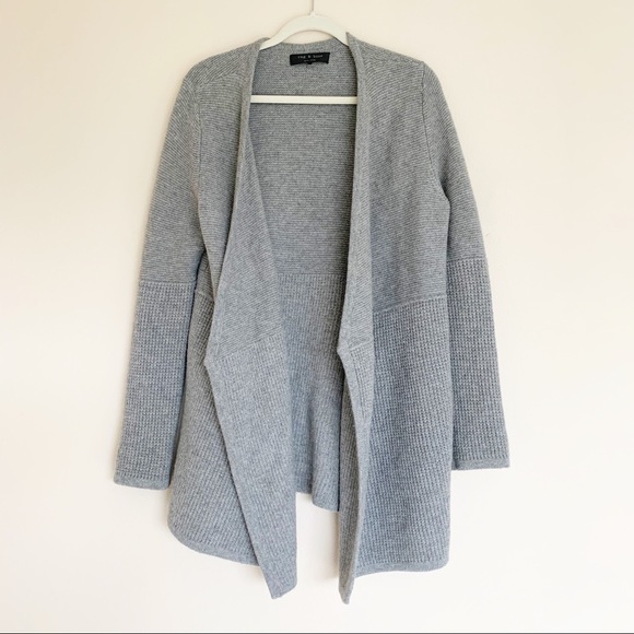 Rag & Bone Wool Open Cardigan Sweater - Picture 2 of 16
